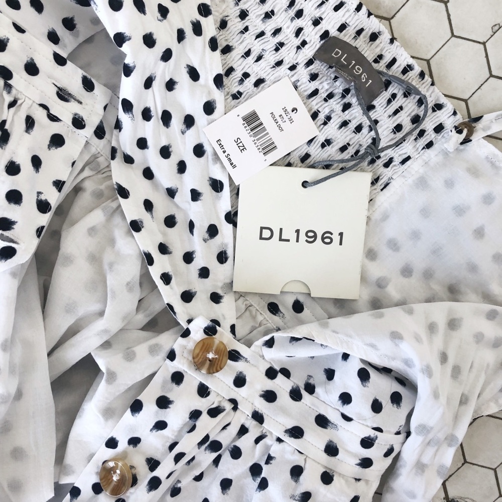 SALE❗️DL1961 Beautiful Polka Dot Dress ❗️was 189$ - Picture 7 of 8